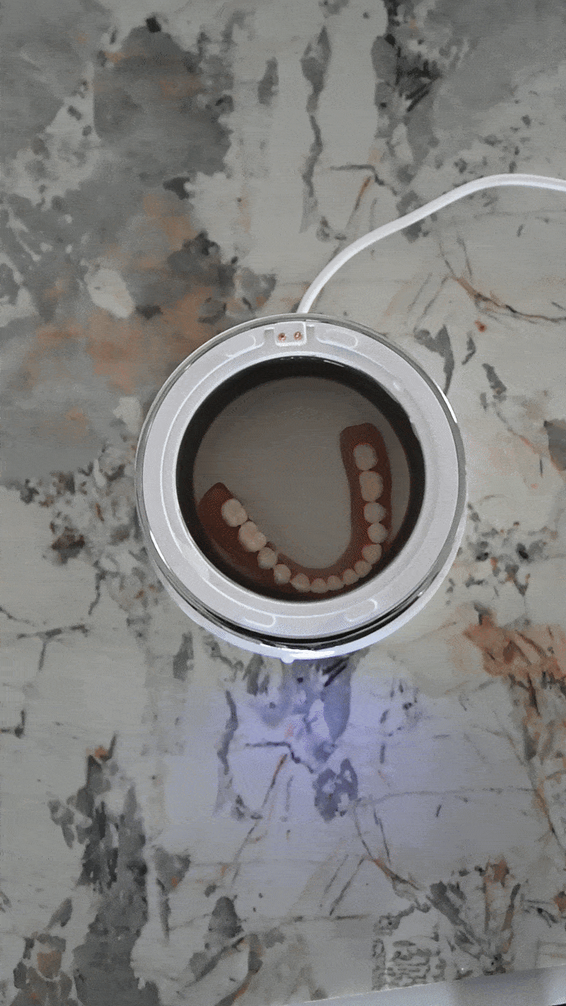 4. Close the UV-C Lid